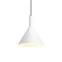Design Pendant luminaire SHIEK 3.0, Ø 25.2cm, E27 max. 20W, dimmable, white