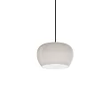 Pendel WETRO 2.0 1-flamme Dim-To-Warm IP20, taupe, hvid dæmpbar