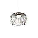 Wever & Ducré Pendel WETRO 3.0 1-flamme, Dim-To-Warm IP20, røgfarver dæmpbar
