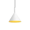 Pendel SHIEK 3.0 uden roset, Dim-To-Warm, med åbent kabel IP20, guld mat, hvid mat dæmpbar