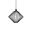 Pendel WIRO 1.1 DIAMOND CEILING SUSP E27 IP20, sort 