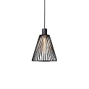 Pendel WIRO 1.0 CONE CEILING SUSP E27 IP20, sort 
