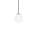 Pendel DRO SUSPENDED 1.0 - Ø 12.5CM G9 IP20, opal hvid, sort mat dæmpbar