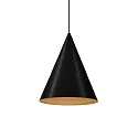 LED Design Pendant luminaire DINOR 1.0, Ø 38cm, 11W 1800-2850K, dimmable, black gold