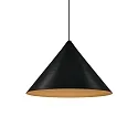 LED Design Pendant luminaire DINOR 2.0, Ø 57cm, 11W 1800-2850K, dimmable, black gold