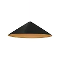 LED Design Pendant luminaire DINOR 3.0, Ø 76cm, 11W 1800-2850K, dimmable, black gold