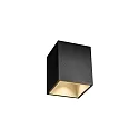 Downlight BOX MINI 1.0 firkantet, overflademonteret version IP20, sort mat dæmpbar