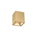 downlight BOX MINI 1.0 square, surface-mounted version IP20, champagner dimmable