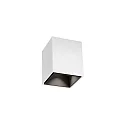 Downlight BOX MINI 1.0 firkantet, overflademonteret version IP20, hvid mat dæmpbar