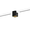 Skinne spot DOCUS MINI ON STREX 1.0 med adapter IP20, guld, sort mat, hvid mat dæmpbar