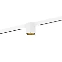 Skinne spot HEXO ON STREX 1.0 med adapter IP20, guld, hvid mat 
