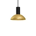 Pendel ODREY CEILING SUSP 1.7 GU10 IP20, guld, sort mat 