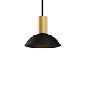 Pendel ODREY CEILING SUSP 1.7 GU10 IP20, guld, sort mat 