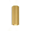 Væglampe HEXO MINI 2.0 - PAR16 up / down, 2-flammer GU10 IP20, guld dæmpbar