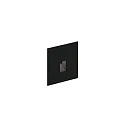 Vægindbygningslampe STRIPE WALL REC 0.7 IP20, sort mat 