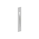 Vægindbygningslampe STRIPE WALL REC 2.2 IP20, aluminium børstet 