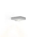 Væglampe LEENS 1.0 - UP OR DOWN 1-flamme, med linseoptik IP20, aluminium børstet dæmpbar
