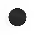 LED Wall luminaire MILES 2.0 ROUND, indirect, Ø 19cm, 8W 2700K, CRi >90, dimmable, black