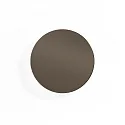 LED Wall luminaire MILES 2.0 ROUND, indirect, Ø 19cm, 8W 3000K, CRi >90, dimmable, bronze