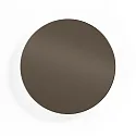 LED Wall luminaire MILES 3.0 ROUND, indirect, Ø 26cm, 8W 3000K, CRi >90, dimmable, bronze
