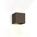 Væglampe BOX 1.0 up / down G9 IP20, bronze dæmpbar