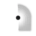 Væglampe TAPIS WALL SURF 3.0 IP20, hvid dæmpbar