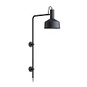 Væglampe ROOMOR WALL 4.2 - PAR16 / SHADE Ø 25CM lang, med leddelt arm, med tilslutningsboks, uden skiftefunktion GU10 IP20