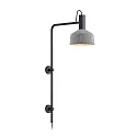 Væglampe ROOMOR WALL 4.2 - PAR16 / SHADE Ø 25CM lang, med leddelt arm, med tilslutningsboks, uden skiftefunktion GU10 IP20