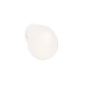 Spejllampe DRO 2.0 - 17.5CM E14 IP44, opal hvid, hvid mat dæmpbar