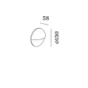 Wever & Ducré outdoor wall luminaire PAVIO IP65 1.0 IP65, black matt dimmable