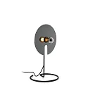 Bordlampe MIRRO TABLE 1.0 lille, med ledningsdæmper E27 IP20, chrom, sort dæmpbar