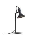 Bordlampe ROOMOR TABLE 1.1 - PAR16 / SHADE 1.0 med afbryder, med stik, justerbar GU10 IP20, mat, kulsort 