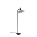 Standerlampe ROOMOR FLOOR 1.3 - PAR16 / SHADE 3.0 med afbryder, med stik, justerbar GU10 IP20, grå, kulsort 