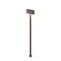 Udendørs lampe KIOSK 1.2 2-flammer, justerbar, uden sokkel IP65, bronze, mat dæmpbar
