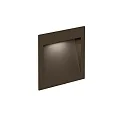 Udendørs indbygningslampe ORIS OUTDOOR WALL REC 1.3 down, konstant strøm, indirekte IP65, bronze 