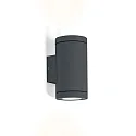 Udendørs wall luminaire TUBE WALL 2.0 PAR16 up / down, cylindrisk GU10 IP65, antracit