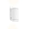 Udendørs wall luminaire TUBE WALL 2.0 PAR16 up / down, cylindrisk GU10 IP65, hvid