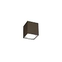 Udendørs loftlampe TRAIN 1.0 down, firkantet, dæmpbar IP65, bronze, mat dæmpbar