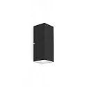 Udendørs wall luminaire TRAIN 2.0 tosidet IP65, sort dæmpbar