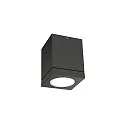 Udendørs loftlampe TUBE CARRÉ 1.0 PAR16 down, firkantet, stiv GU10 IP65, antracit