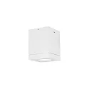 Udendørs loftlampe TUBE CARRÉ 1.0 PAR16 down, firkantet, stiv GU10 IP65, hvid mat