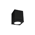 Udendørs loftlampe TUBE 1.0 LED PHASE down, cylindrisk, stiv IP65, sort mat dæmpbar