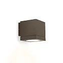 Udendørs wall luminaire TUBE CARRÉ WALL 1.0 PAR16 ensidig GU10 IP65, bronze