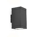 Udendørs wall luminaire TUBE CARRÉ WALL 2.0 PAR16 up / down, tosidet GU10 IP65, antracit