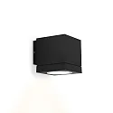 Udendørs wall luminaire TUBE CARRÉ WALL 1.0 LED PHASE ensidig IP65, sort dæmpbar