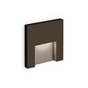 Udendørs indbygningslampe RETO OUTDOOR WALL REC 1.3 IP65, bronze 