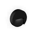 Udendørs wall luminaire RETO ROUND WALL SURFACE OUTDOOR 1.3 rund IP65, sort mat dæmpbar