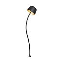 Outdoor LED Floor lamp SWAM FLOOR 1.0, IP65, 8W 2700K, CRi >90, dimmable, without socket, black gold