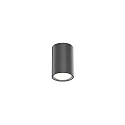Udendørs loftlampe TRAM 1.0 down, cylindrisk, dæmpbar IP65, antracit mat dæmpbar