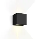 Udendørs wall luminaire BOX 2.0 up / down, Kubusform, justerbar IP65, sort dæmpbar